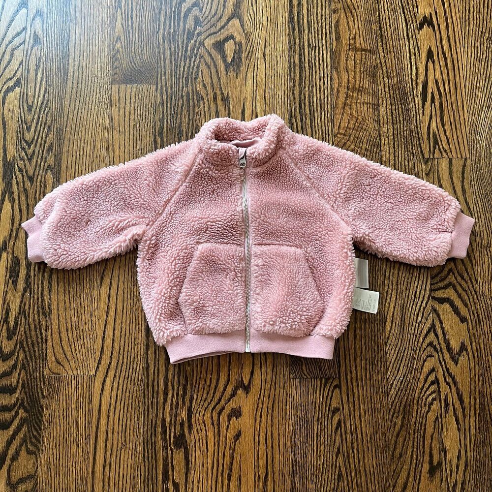 Arket Pink Pile Jacket (2-3Y)